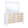 Bexhill 10-drawer Dresser and Mirror White