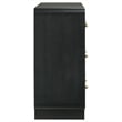 Cavelle 6-drawer Dresser Cabinet Black