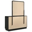 Cavelle 6-drawer Dresser and Mirror Black
