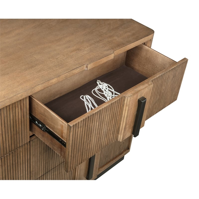 Terrace 6-drawer Dresser Cabinet Ash Brown