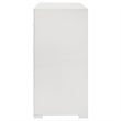 Ives 6-drawer Dresser Cabinet White High Gloss