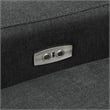 Collins Modular Power Loveseat Dark Grey
