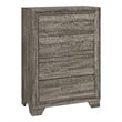 Wright 4-drawer Chest of Drawers Brown Oak