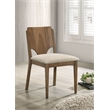 Crestmore Dining Chair Upholstered Seat Walnut