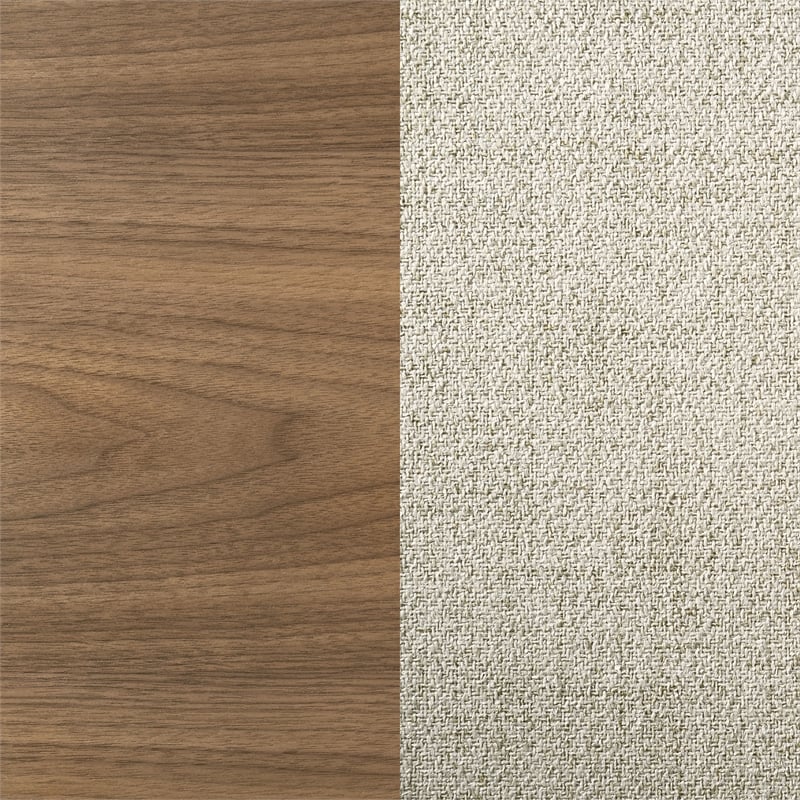 Crestmore Dining Chair Upholstered Seat Walnut