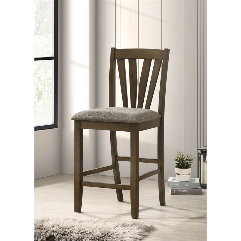 Canfield Counter Height Dining Side Chair Brown