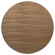Crestmore 5-piece 46-inch Round Wood Dining Table Set Walnut