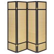 Pearce 4-panel Bamboo Room Divider Folding Screen Natural