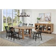 Middleton 7-piece Extension Leaf Dining Set Brown and Black
