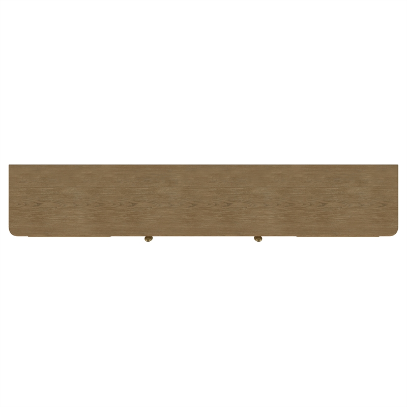Arini Rattan Cane 2-door TV Stand Media Console Sand Wash