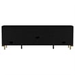 Arini Rattan Cane 2-door TV Stand Media Console Black