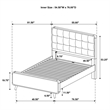 Robyn 4-piece Full Bedroom Set Light Ash