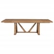 Middleton 106-inch Extension Leaf Dining Table Natural Brown