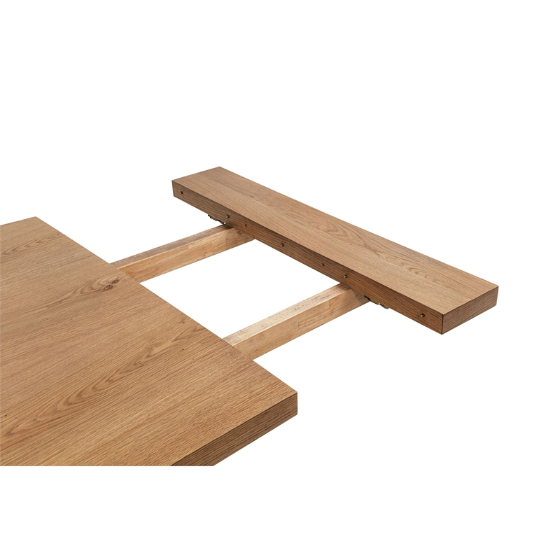 Middleton 106-inch Extension Leaf Dining Table Natural Brown