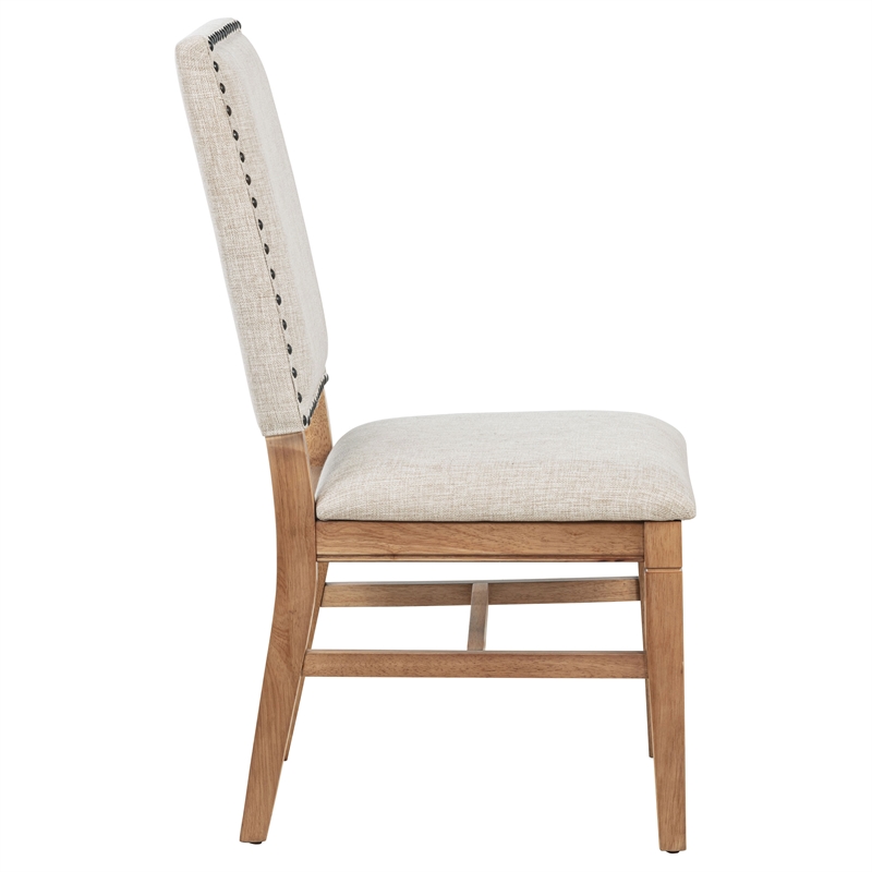 Middleton Upholstered Dining Side Chair Beige