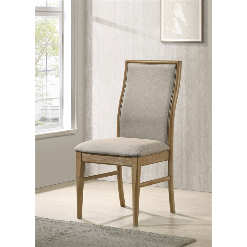 Adina Upholstered Dining Side Chair Barley