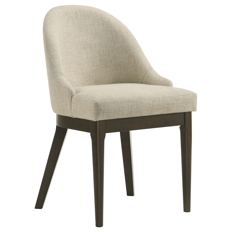 Reseda Upholstered Dining Side Chair Beige