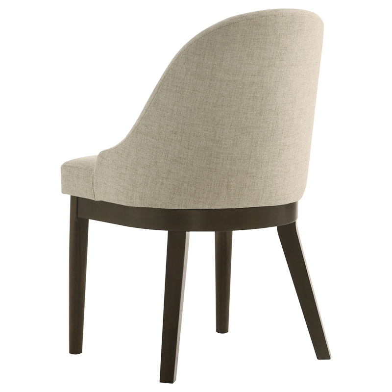 Reseda Upholstered Dining Side Chair Beige