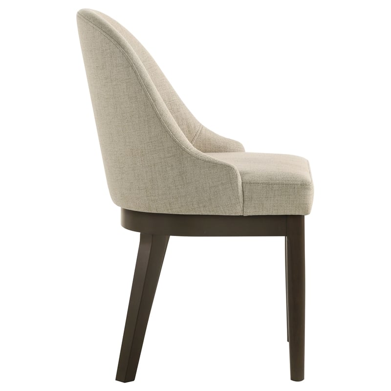 Reseda Upholstered Dining Side Chair Beige