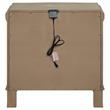 Coaster Revello Traditional Wood 2-Drawer Nightstand in Washed Mango Brown