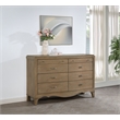 Coaster Revello 8-Drawer Traditional Wood Dresser in Washed Mango Brown