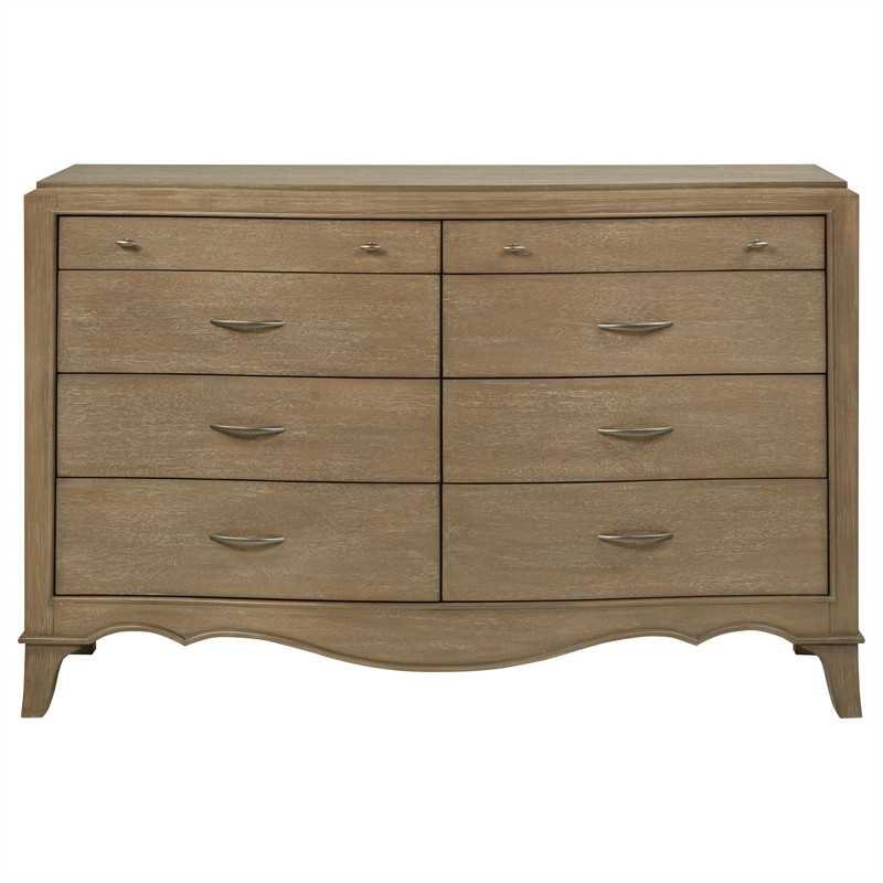 Coaster Revello 8-Drawer Traditional Wood Dresser in Washed Mango Brown