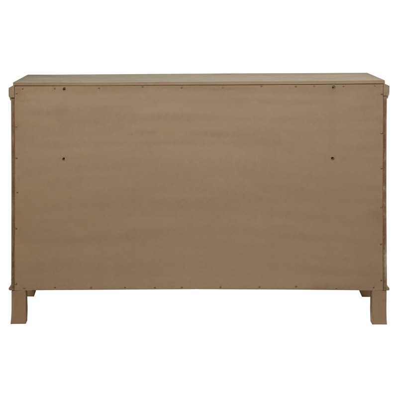 Coaster Revello 8-Drawer Traditional Wood Dresser in Washed Mango Brown
