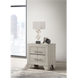Trenton 2-drawer Nightstand Bedside Table Rustic Cream