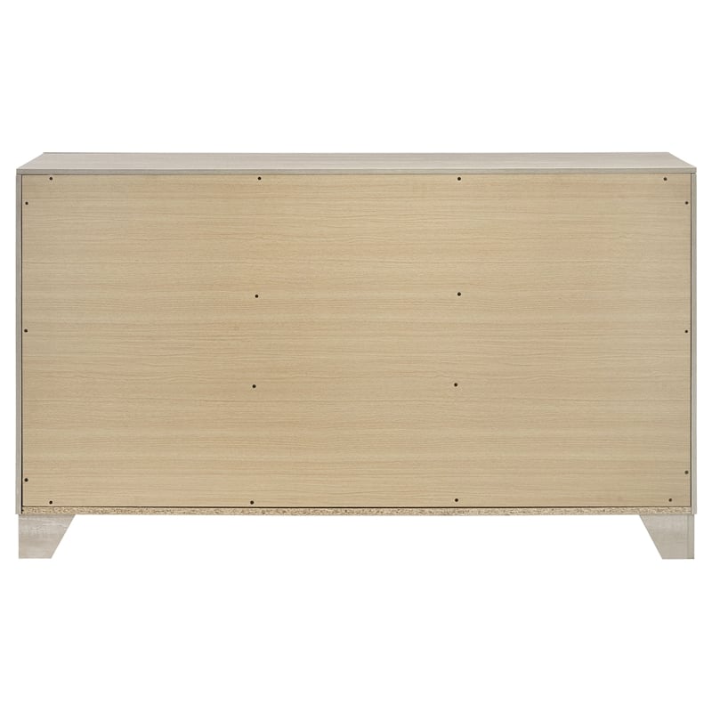 Trenton 6-drawer Bedroom Dresser Rustic Cream