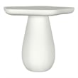 Perth 17-inch Side Table with Cloud-Shaped Top Off White