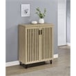 Brixton 2-door Entryway Shoe Storage Cabinets White Oak