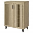 Brixton 2-door Entryway Shoe Storage Cabinets White Oak