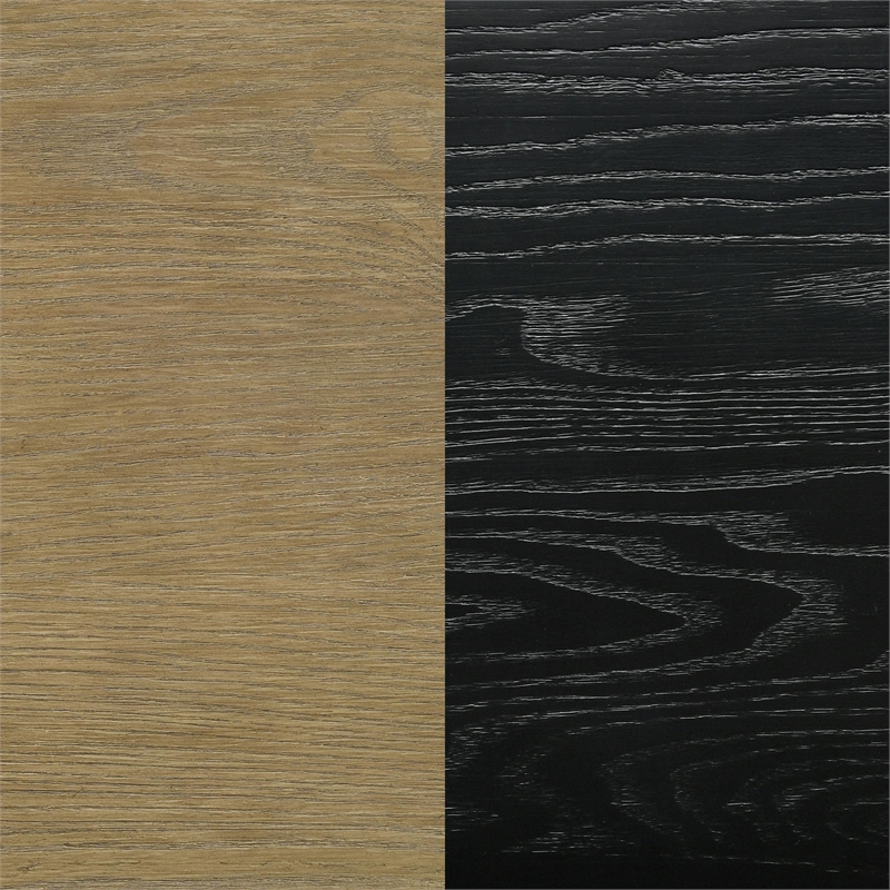 Arini 5-piece Extension Leaf Dining Table Set Sand Wash and Black