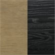 Arini 5-piece Extension Leaf Dining Table Set Sand Wash and Black