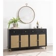 Arini 2-drawer Cane Door Dining Sideboard Server Black