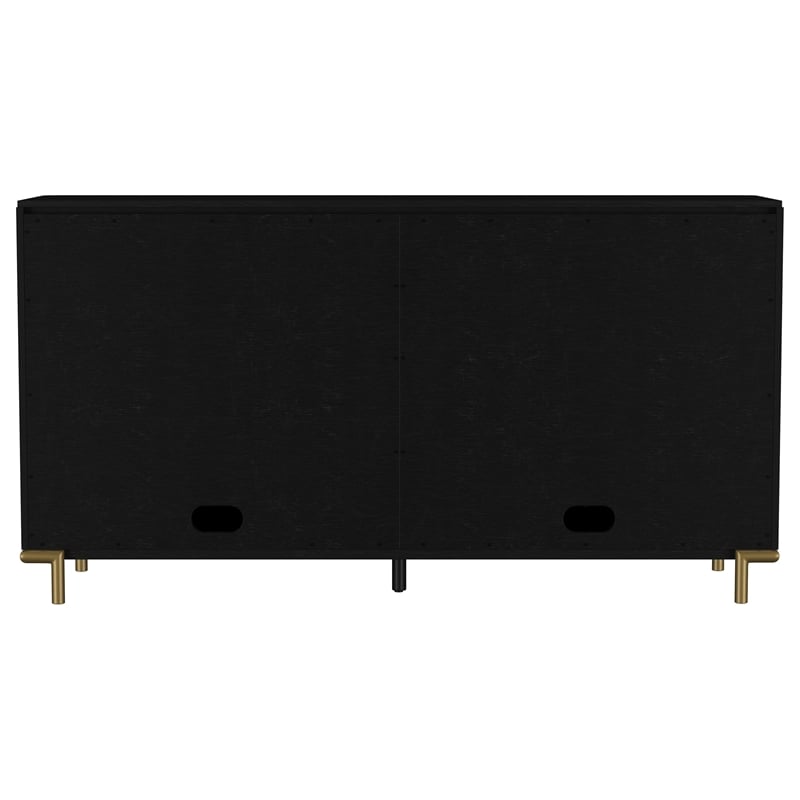 Arini 2-drawer Cane Door Dining Sideboard Server Black
