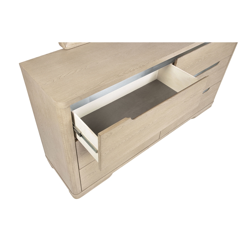 Ladera 6-drawer Bedroom Dresser Light Elm