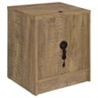 Westpark 2-drawer Nightstand LED Lights and USB Mango