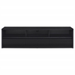 Rutland 78-inch 3-drawer TV Stand Media Console Black