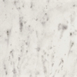 Haven Round Genuine White Marble Top End Side Table Black