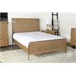 Arini Rattan California King Panel Bed Sand Wash and Natural