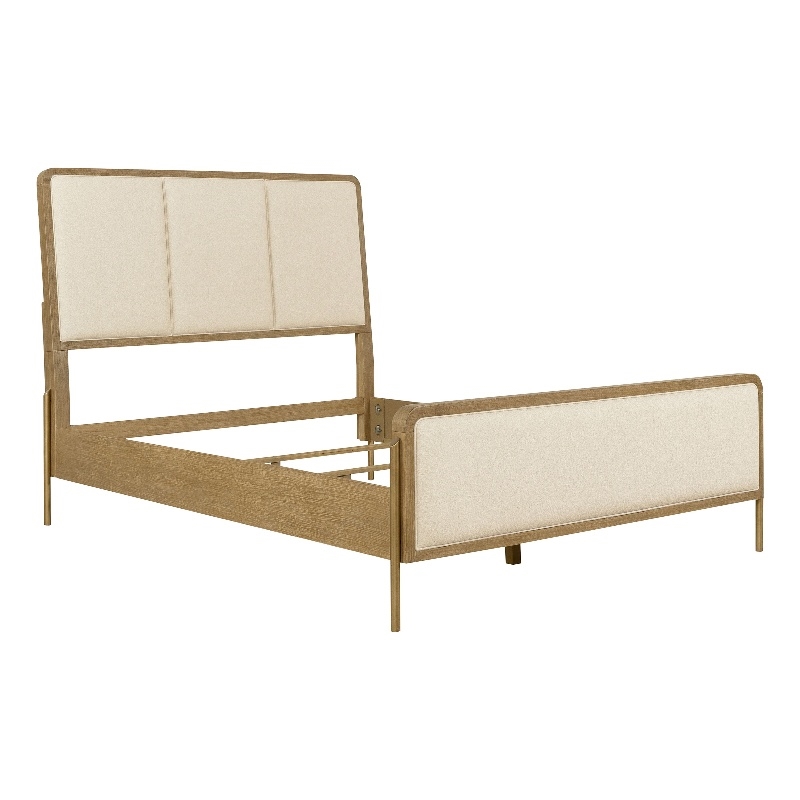 Arini 56-inch California King Panel Bed Cream and Sand Wash