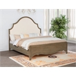 Coaster Revello 67-inch Wood Eastern King Panel Bed in Washed Mango Brown