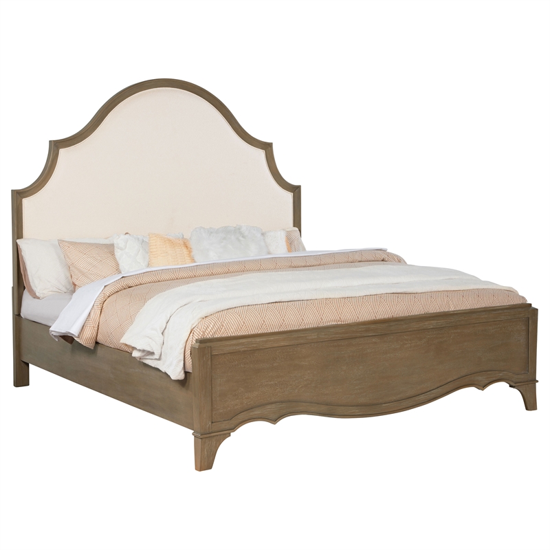 Coaster Revello 67-inch Wood Queen Panel Bed in Washed Mango Brown
