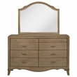 Coaster Revello 8-Drawer Wood Bedroom Dresser with Mirror in Washed Mango Brown