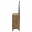 Coaster Revello 8-Drawer Wood Bedroom Dresser with Mirror in Washed Mango Brown
