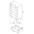 Robyn 5-piece Queen Bedroom Set Light Ash