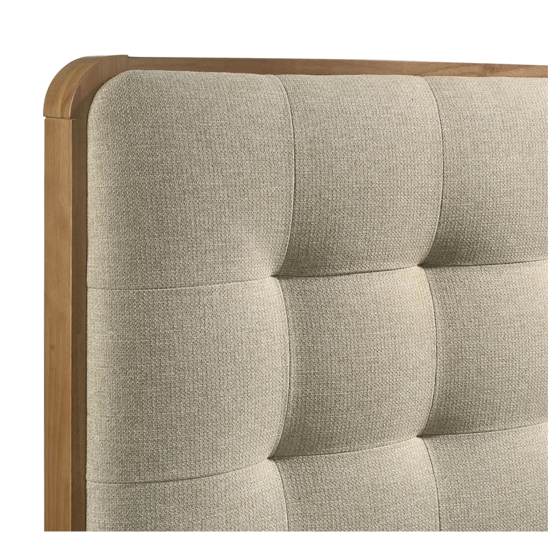 Robyn Wood Twin Platform Bed Light Ash