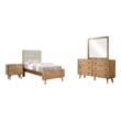 Robyn 4-piece Twin Bedroom Set Light Ash