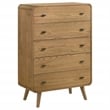 Robyn 5-piece Twin Bedroom Set Light Ash
